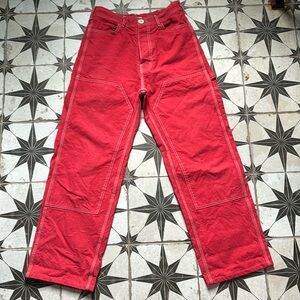 Jesse Kamm patchfront handy pants maraschino sz 10